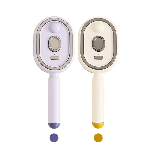 Cepillo eléctrico masajeador - amarillo y morado