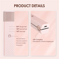 Plancha de pelo inalámbrica - detalles del producto