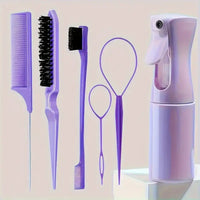Set de peluquería 6 en 1 - color lila